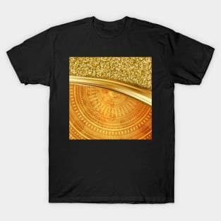 Golden Mandala Butterflies and Glitter T-Shirt